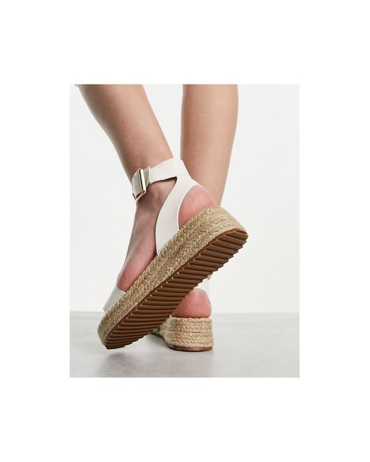 Raid Alice Flatform Espadrilles in Pink Lyst