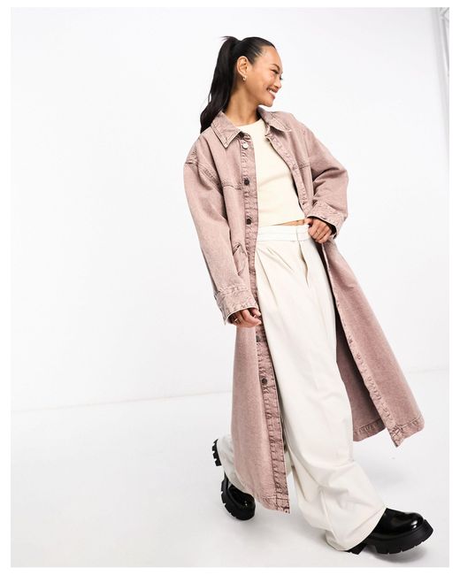 Oversized duster coat hotsell