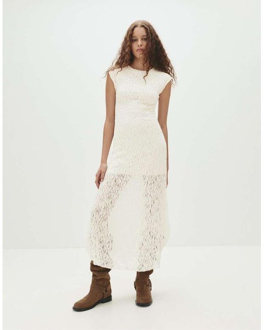 Vestito Midi di Pull&Bear in Natural