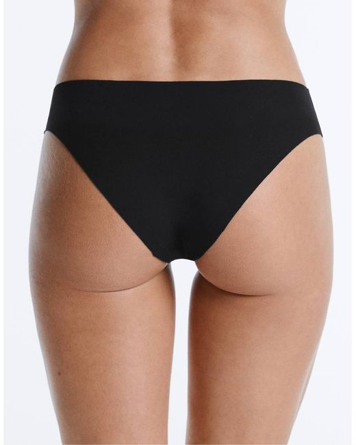 Oysho White 3 Cotton Blend Classic Briefs