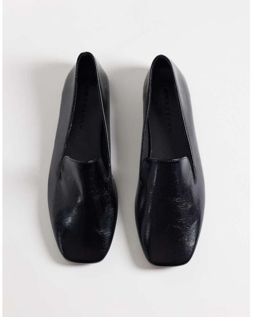 ASOS Black Mason Slipper Style Shoes