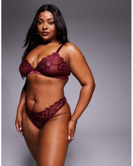 ASOS Asos Design Curve in het Red