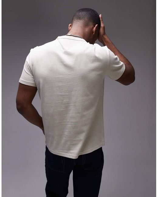 Tommy Hilfiger Regular-Fit T-Shirt Met Logobadge in het Gray voor heren