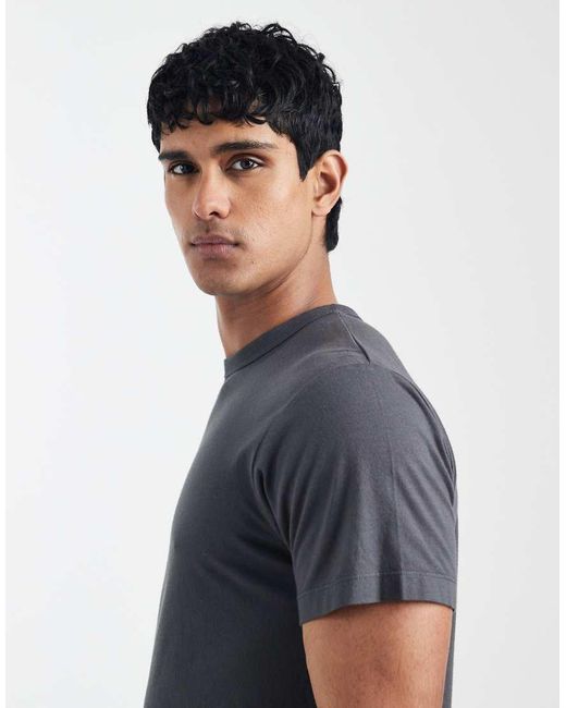 Vans Blue Premium Shrunken Tshirt for men