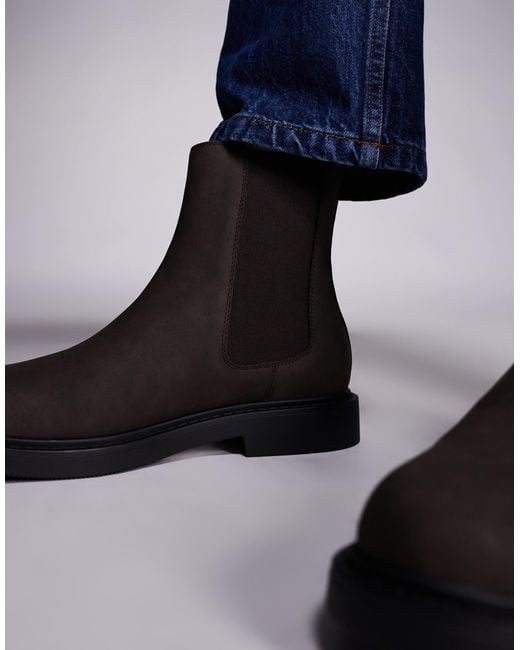 ASOS Blue Chelsea Boot for men