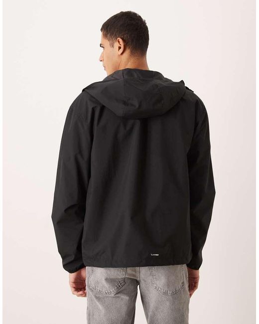Adidas Originals Black Essential Hooded Jacket for men