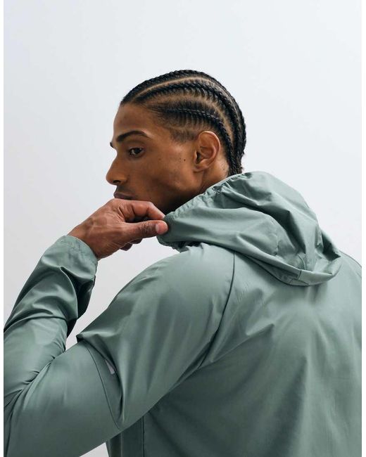 Nike Green Miler Full Zip Jacket for men