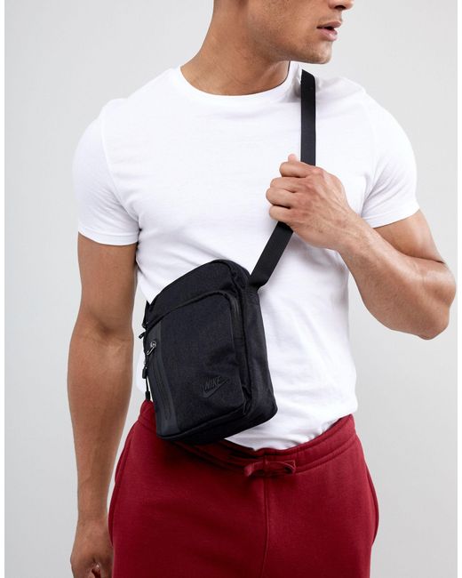 Nike Black Cross Body Bag for men