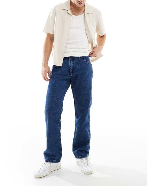 Wrangler Blue 13mwz Original Cowboy Straight Fit Jeans for men