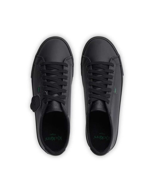 Kickers Black Tovni Vegan Lace Up Shoes