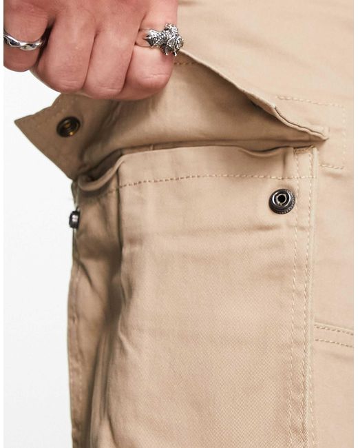 Only & Sons Brown Cargo Short for men