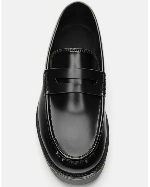 Pull&Bear White Chunky Sole Loafers for men