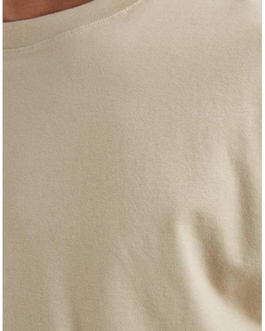 ASOS Natural Essentials Oversized T-shirt for men