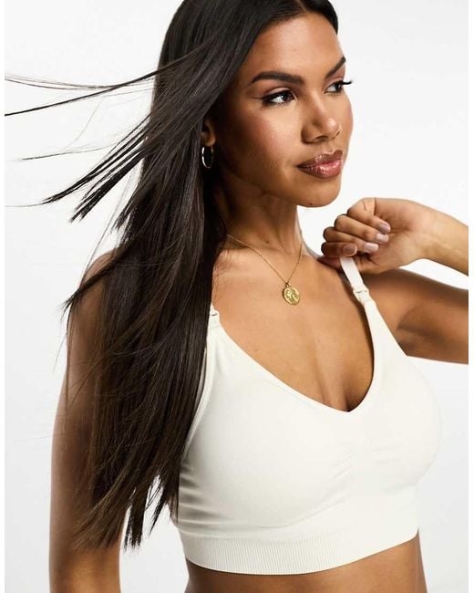 Mama.licious White Mamalicious Maternity Nursing Function Bra