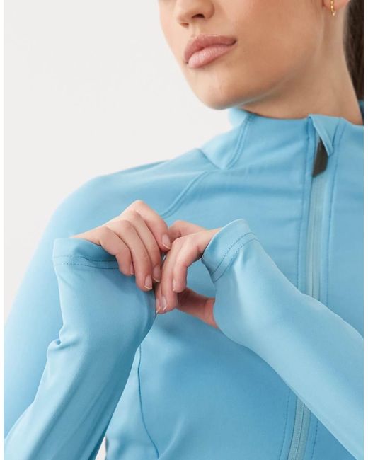 Dare 2b Blue Quick-Dry Stretchy Refresh Full Zip Stretch Midlayer