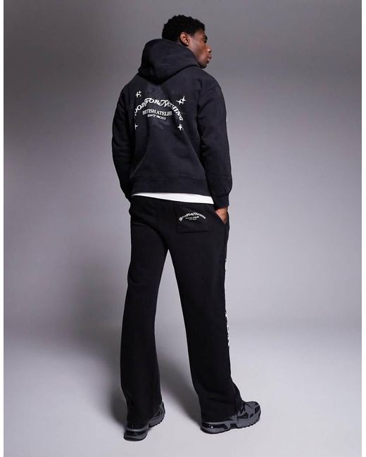 Good For Nothing Multicolor Space Dye Trackies With Side Print (part Of A Set) for men