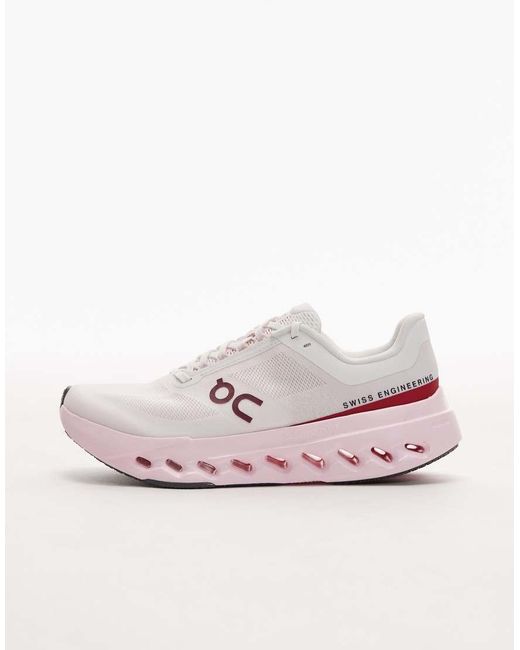 On Shoes Pink On Cloudsurfer Next Running Sneakers