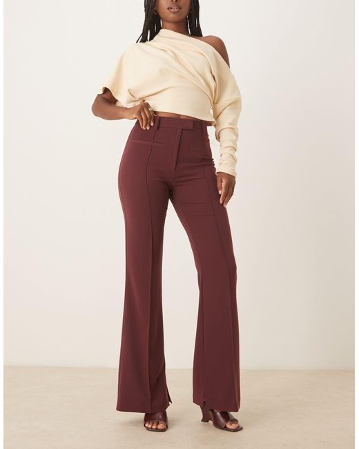 ASOS Tailored Slinky Flare Suit Trousers