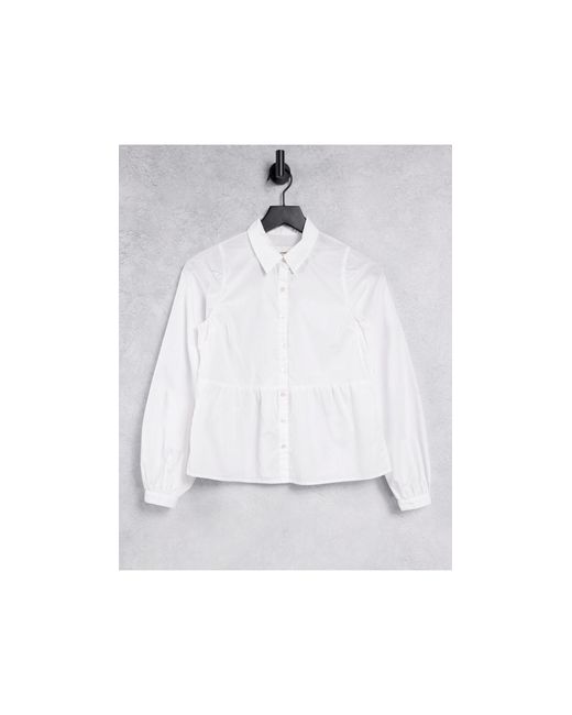 Abercrombie & Fitch White Trapeze Shirt