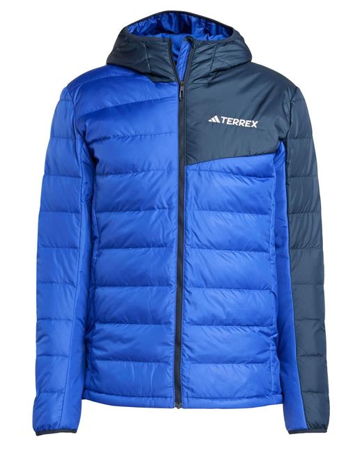 Terrex - veste matelassée légère à capuche - semi lucide et encre crépuscule Adidas pour homme en coloris Blue