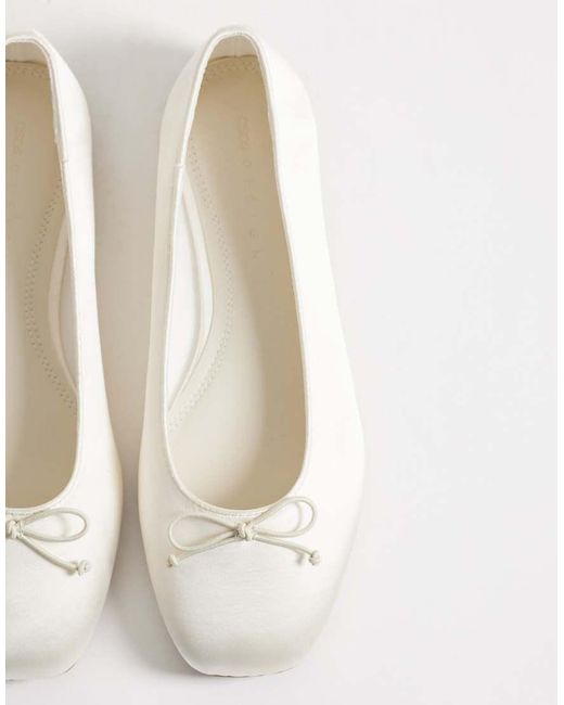 ASOS White Lion Bow Ballets
