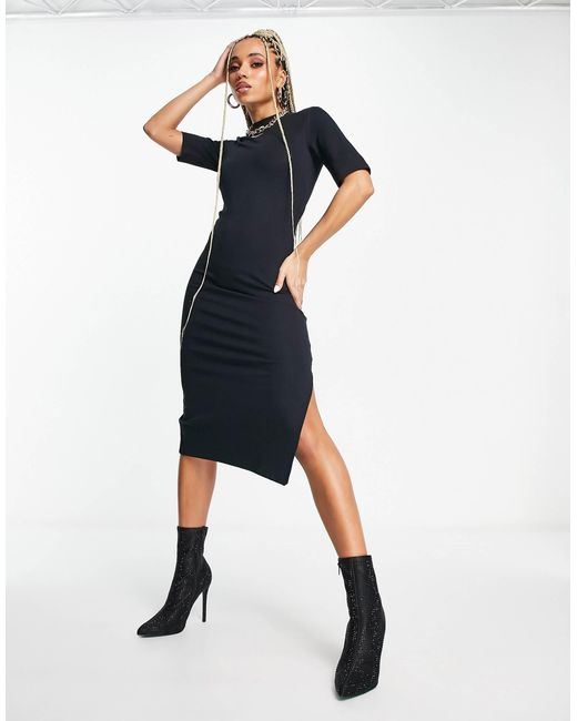 Nike Essential - Midi Jurk Met Mini-swoosh in het Blue