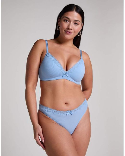 Hunkemöller Blue Lola Thong