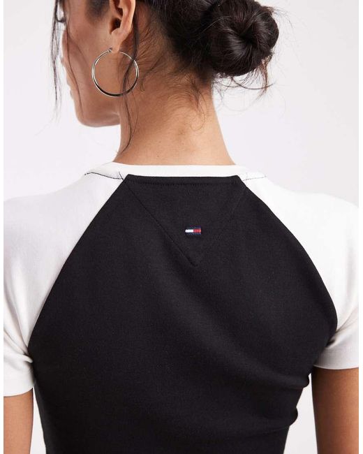 Tommy Hilfiger Black Athletic Miss Tommy Baby T-shirt