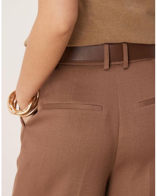 ASOS Brown – elegante, knöchellange hose