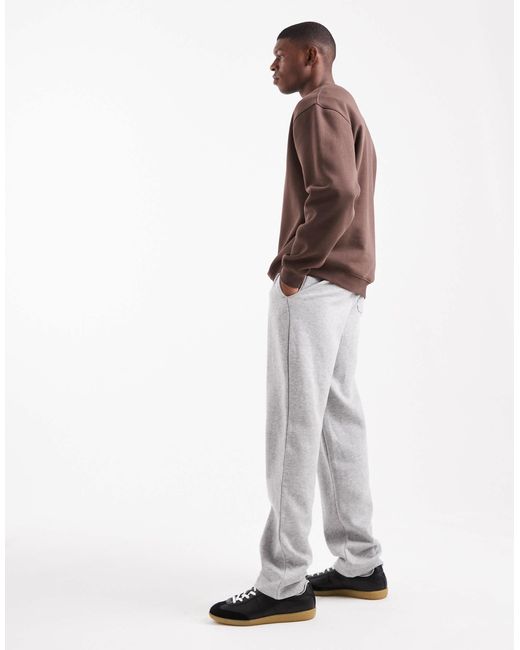ASOS – essentials – jogginghose in Natural für Herren