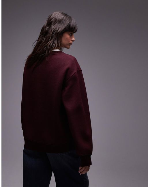 ARKET Red Double-faced Soft Wool Sweater