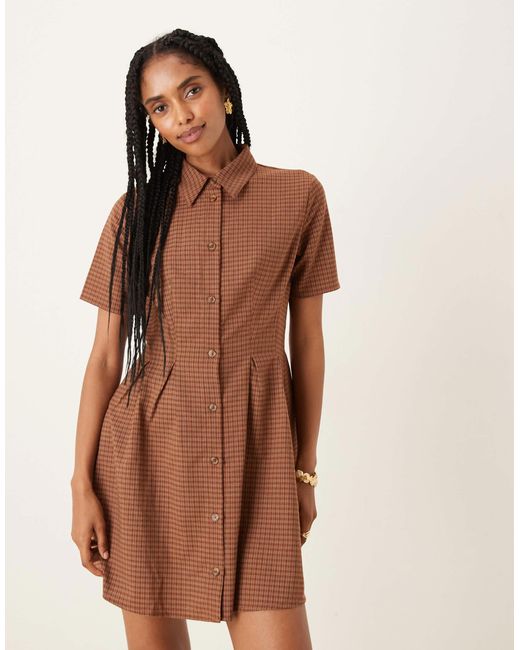 Glamorous Natural – mini-hemdkleid