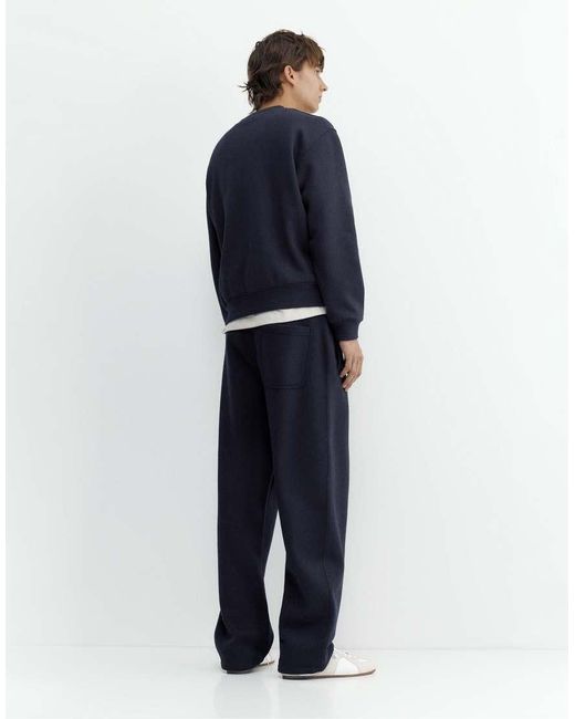 Pull&Bear Baggy Joggingbroek in het Blue voor heren
