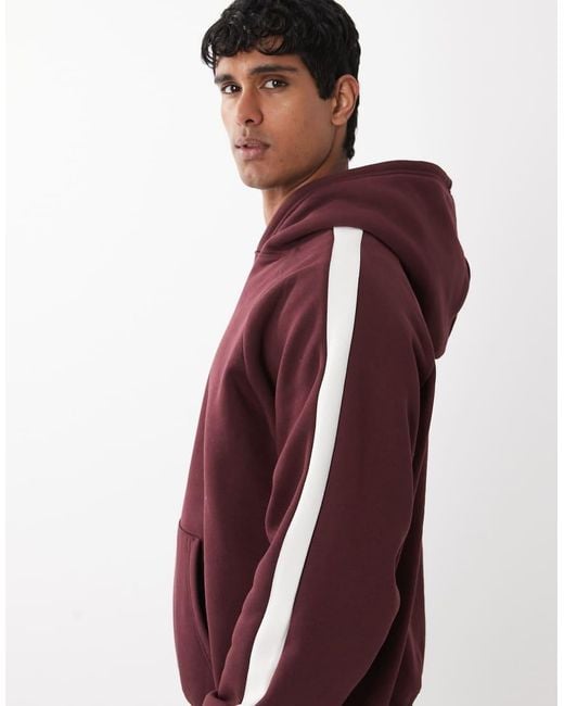 Cotton On Red Box Fit Graphic Hoodie