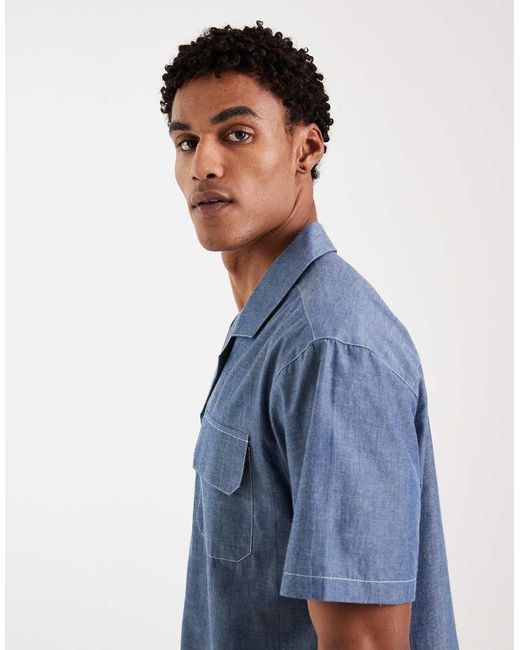 Camicia di Aray in Blue da Uomo