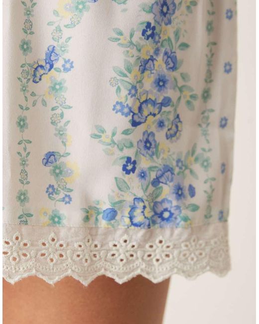 Aray Strandshorts Met Bloemenprint in het Blue