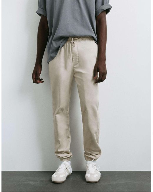 Pantalon Pull&Bear pour homme en coloris Gray
