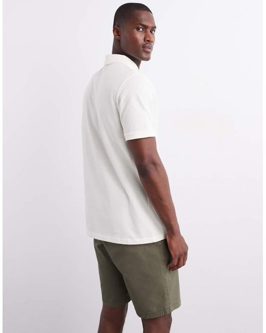ASOS White Essentials Regular Fit Polo for men