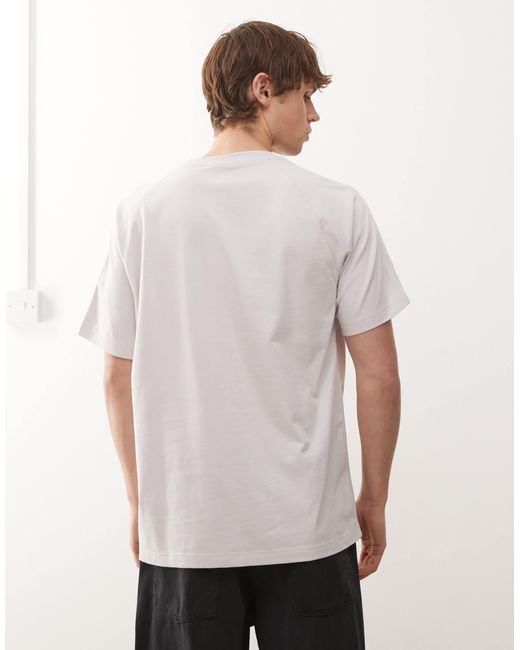 Premium essentials - t-shirt - perle craie Adidas Originals pour homme en coloris White