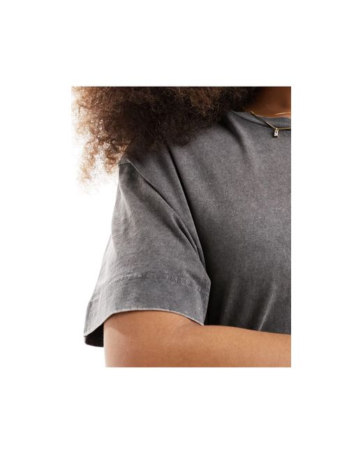 Pull&Bear Gray Oversized T-shirt