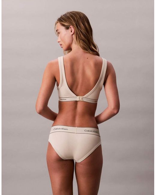 Calvin Klein Brown Heritage Cotton Bikini Brief