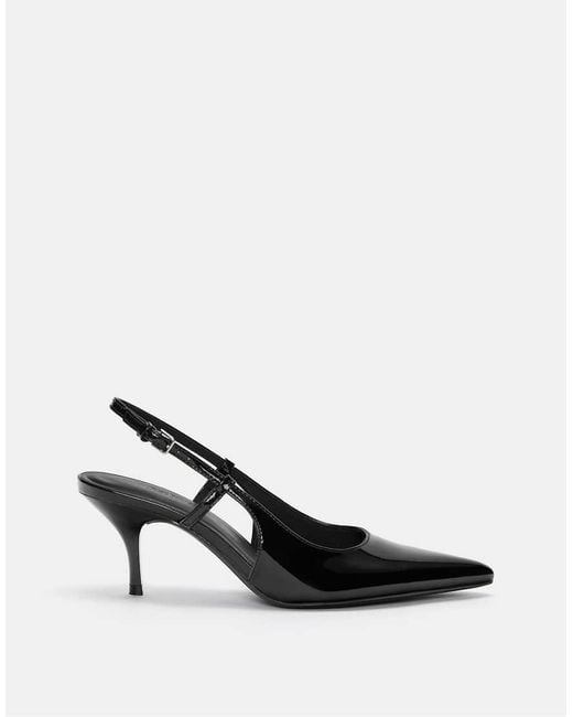 Pull&Bear Black Heeled Shoes