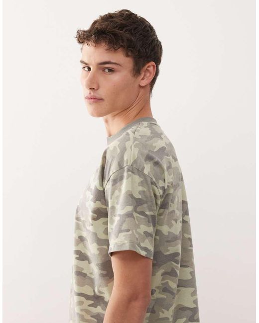 Collusion Gray Oversized T-shirt for men