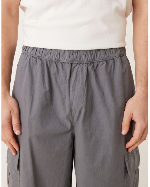 ASOS Gray Tapered Cargo Trouser for men