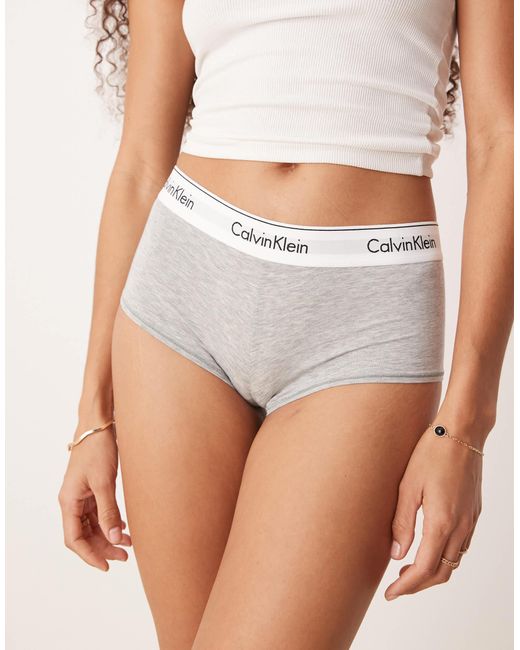 Calvin Klein Brown – modern cotton – shorty-slip