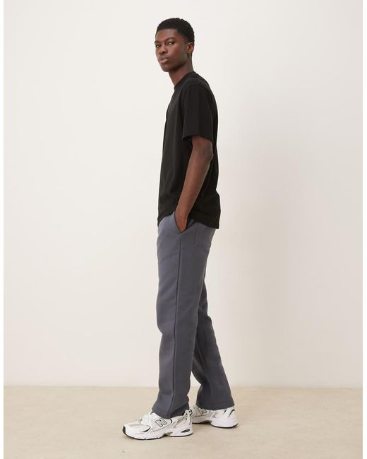 ASOS Blue Premium Heavyweight Straight Leg Sweatpants for men