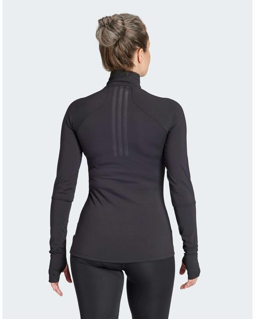 Adidas Originals Blue – techfit cold.rdy – langärmliges trainings-oberteil