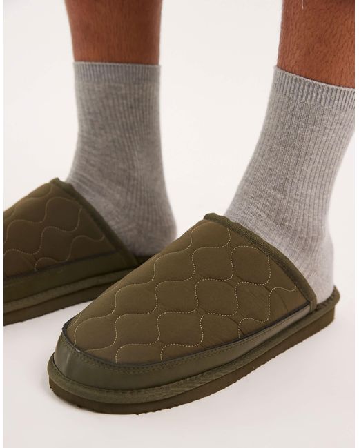 ASOS Brown Mule Slippers for men