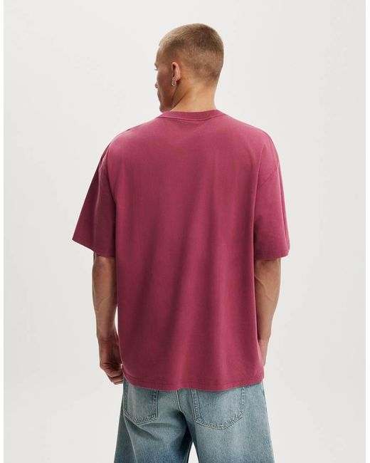 Cotton On Red Everyday Fit T-Shirt for men