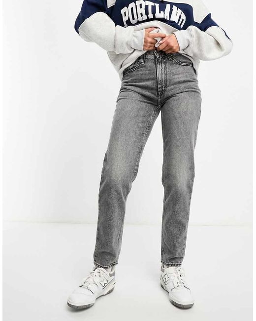 Levi's Gray 80's Mom Jeans
